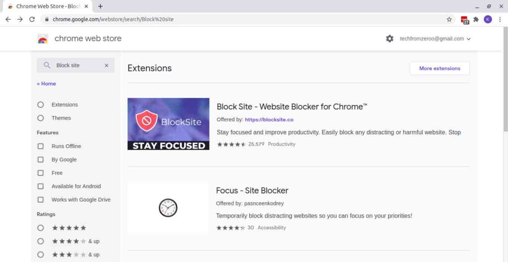 how to block websites on chrome