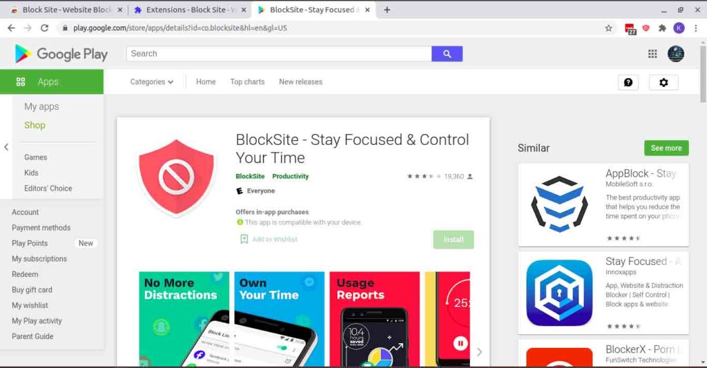 how to block websites on chrome