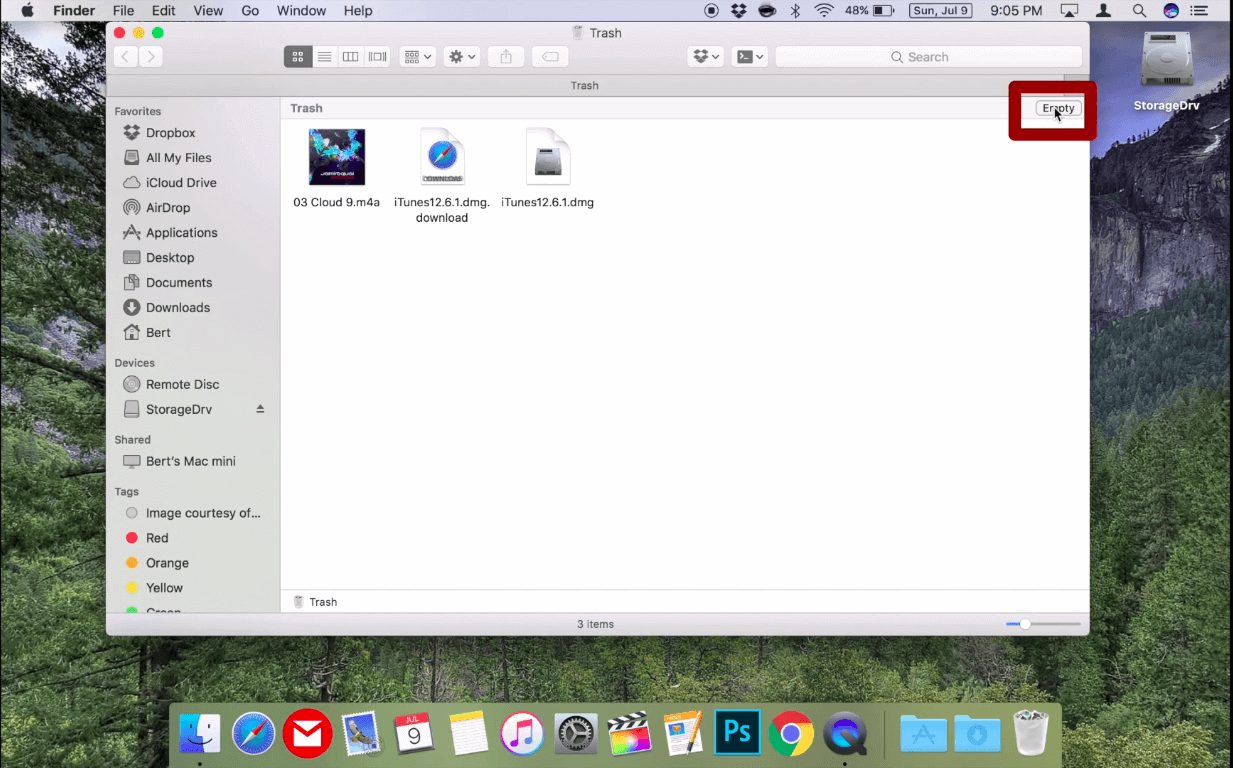 how to free up space on macbook pro 2015